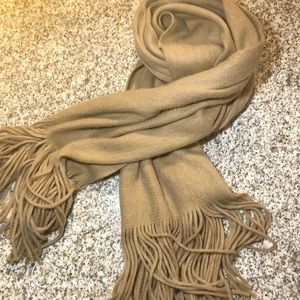 Tan Free people blanket scarf!